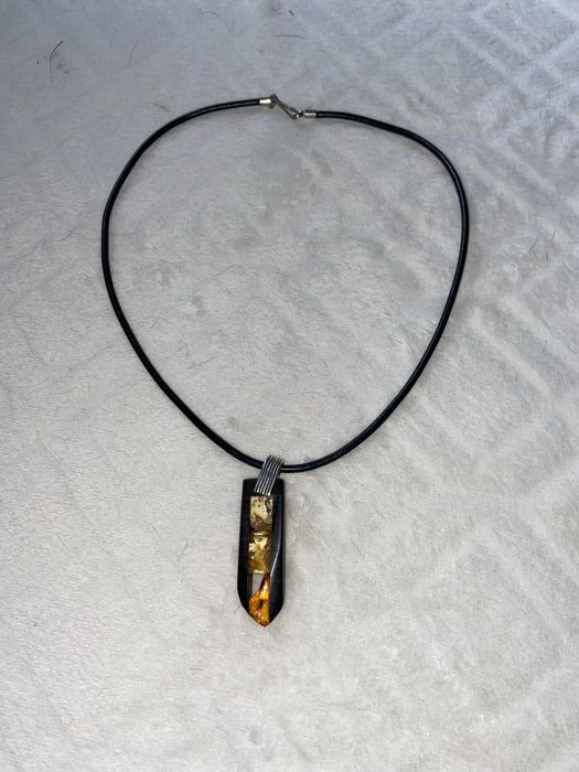 Naszyjnik z bursztynem baltyckim