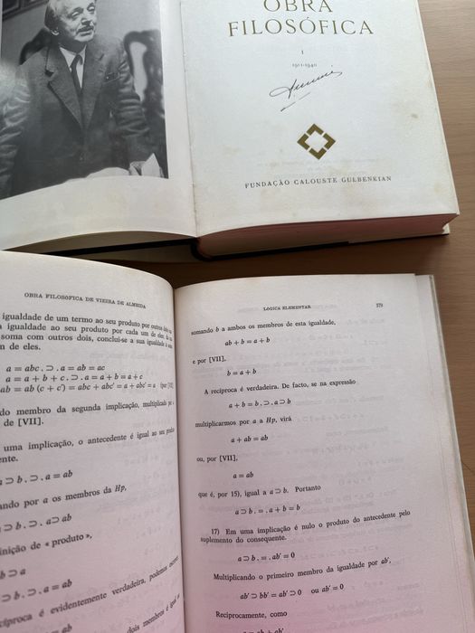 Livros Obra Filosófica de Vieira de Almeida (2 volumes)