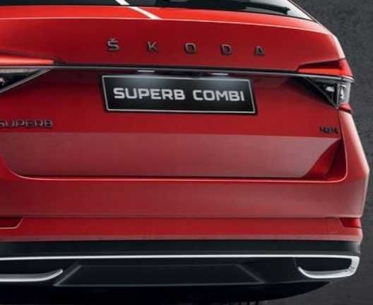 Napis ŠKODA duży–zamiennik/czarny lub srebro/wys. 2,8 cm/połysk