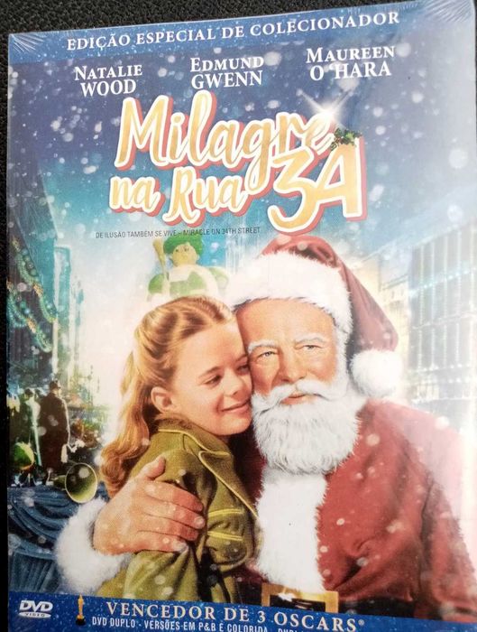 DVD “Milagre na rua 34 - De ilusão também se vive", com Natalie Wood