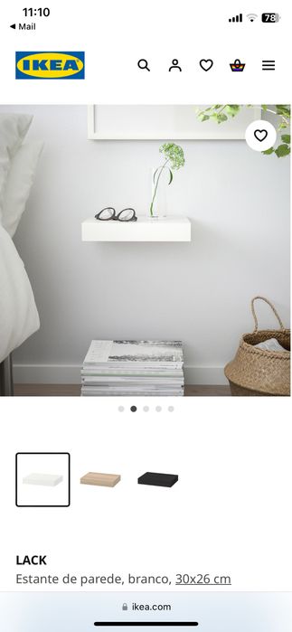 Estante LACK branco IKEA