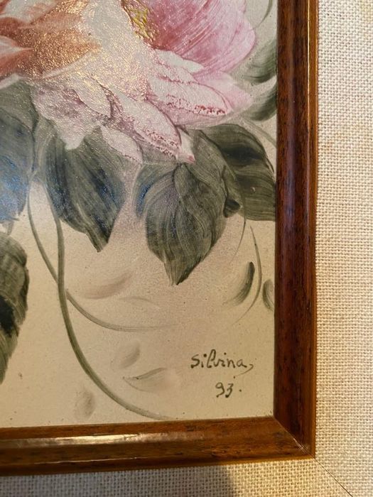 Quadro motivos florais