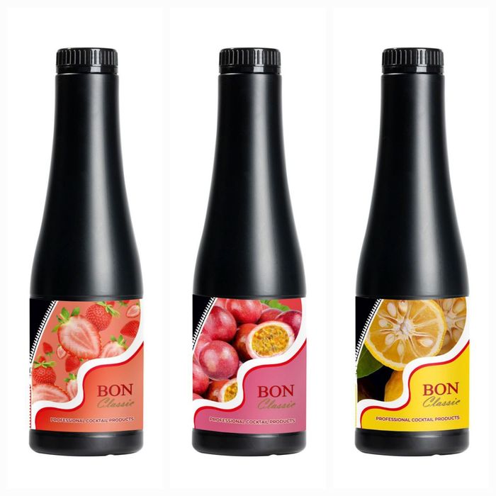 Фруктове пюре Black Line 1,2 кг для коктейлів, десертів, лимонадів