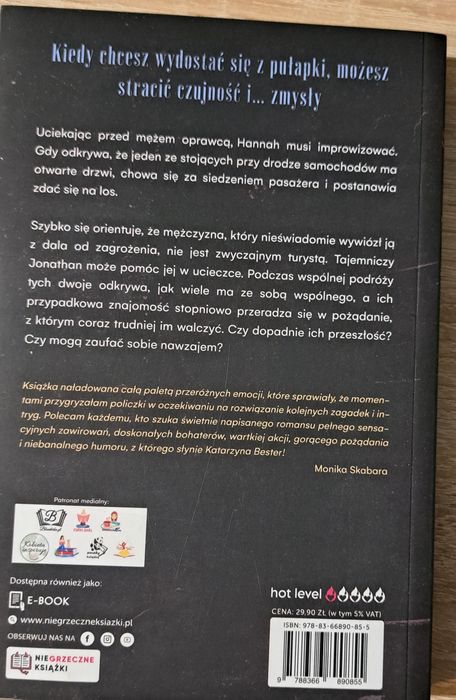 Książka,,Ucieczka z nieznajomym" Katarzyna Bester