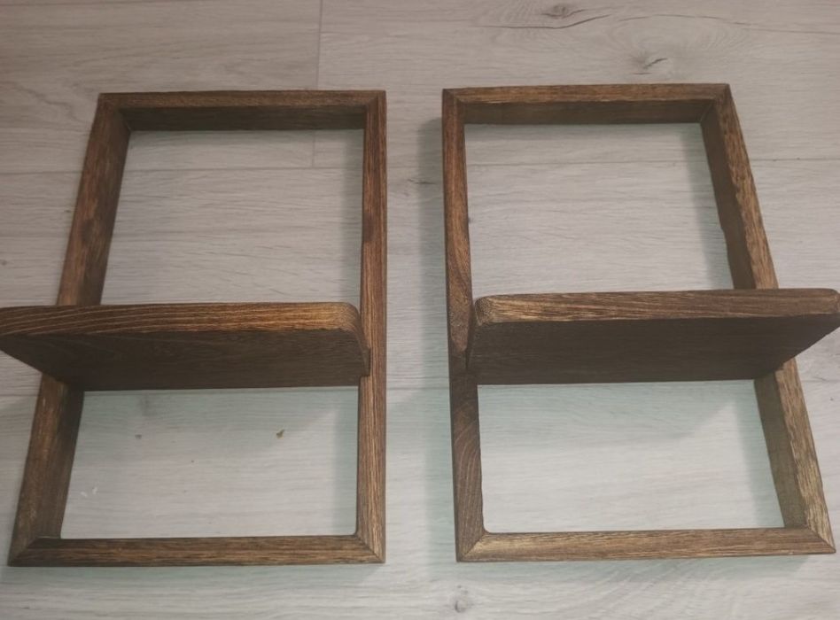 Drewniane półeczki nowe nena za 2 sztuki