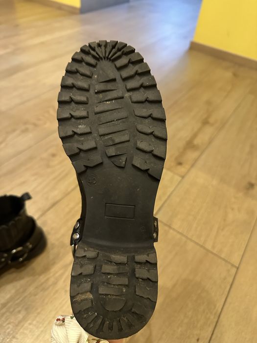 Botki quazi 40 skórzane