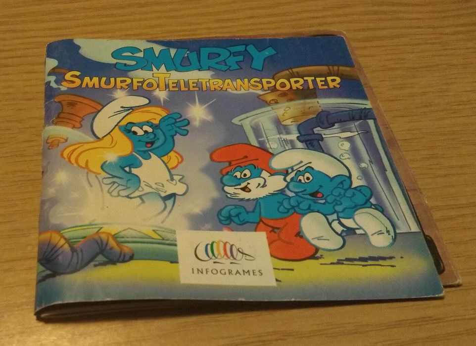 Smurfy SmurfoTeletransporter Infogrames gra komputerowa CD Big box