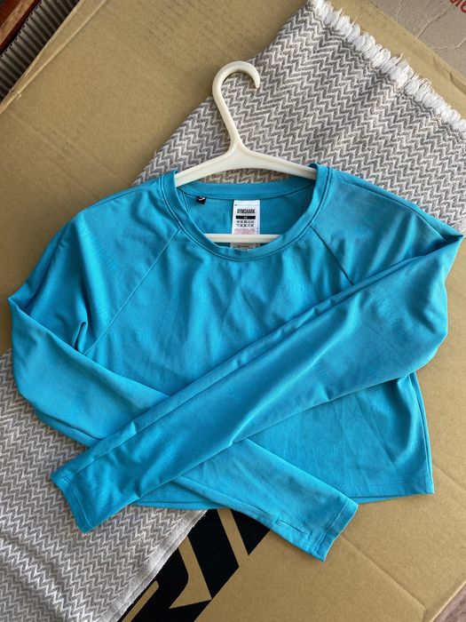 Лонгслів Gymshark; лонг для спорту; спортивний одяг; gymshark
