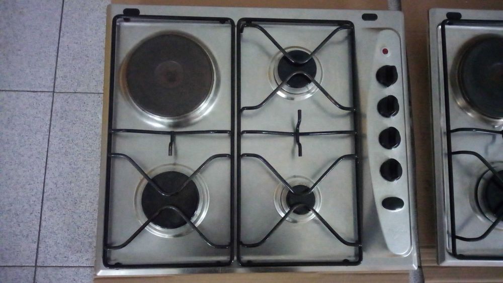2 placas WHIRLPOOL AKM251/IX (3 bicos a gás + 1 eléctrico)