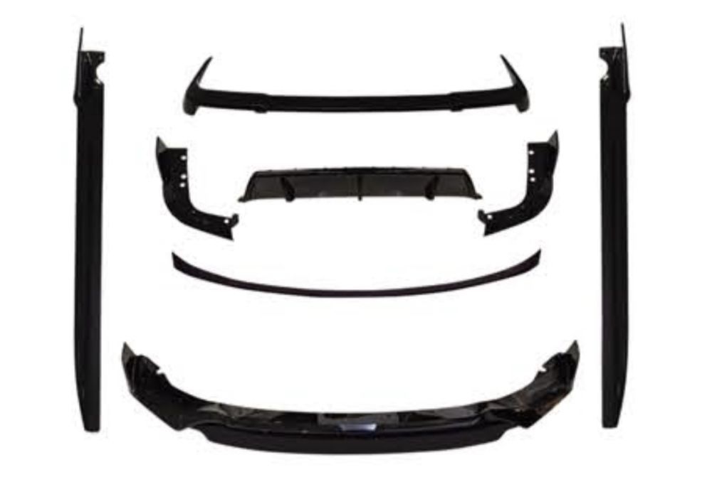 Обвес M-Performance BLACK KNIGHT PARADIGMA BMW X5 G05 Губа Лезвия