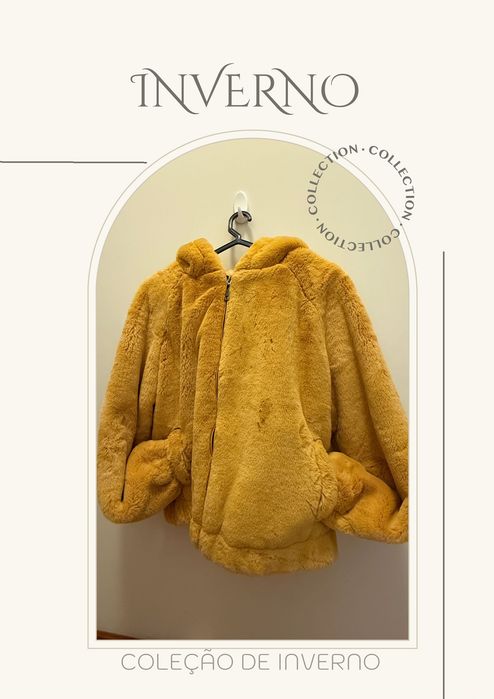 Yellow Winter Coat _M