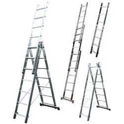 Лестница алюминиевая 3-х секционная 6м. NOWA 3х9 Драбина алюмінієва