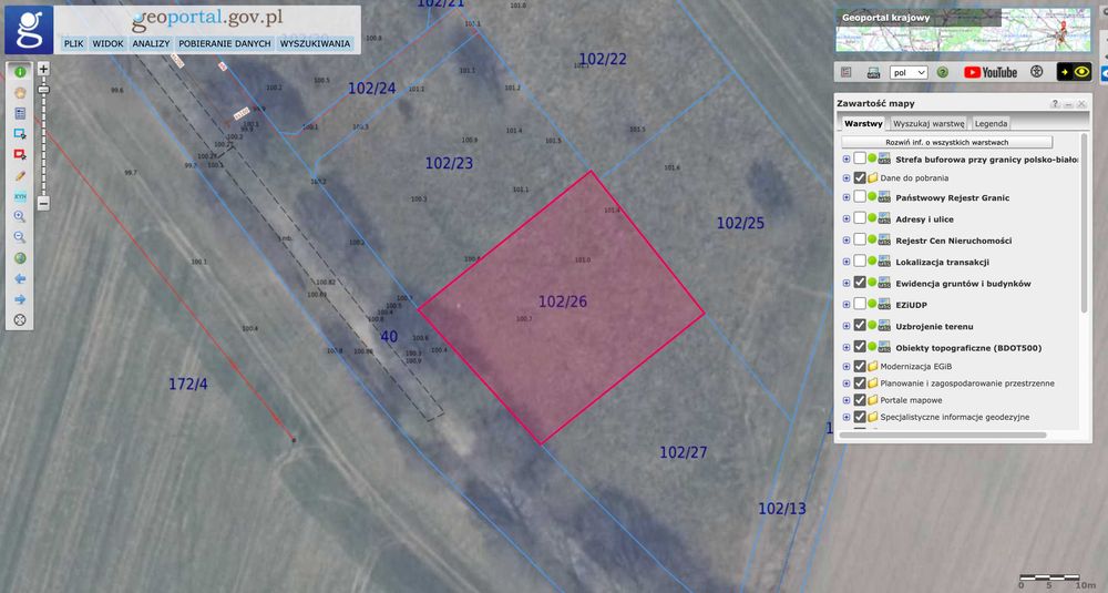 Działka budowlana 1220 m² – Dąbrówno, gm. Potęgowo, pow. słupski - media, MPZP - Widok 5