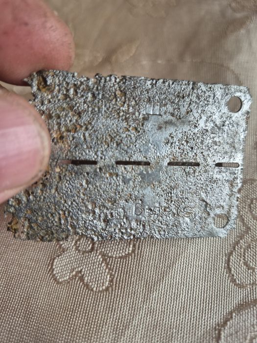 Stalag III D nieśmiertelnik