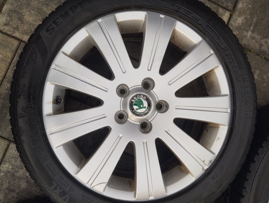 Alu felgi 5x112 skoda octavia yeti superb 205/50/17 VW audi