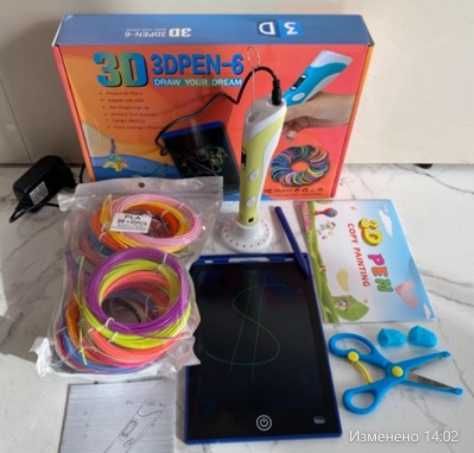 3Д ручка  3D ручка з LCD дисплеєм  принтер для малювання планшет пласт