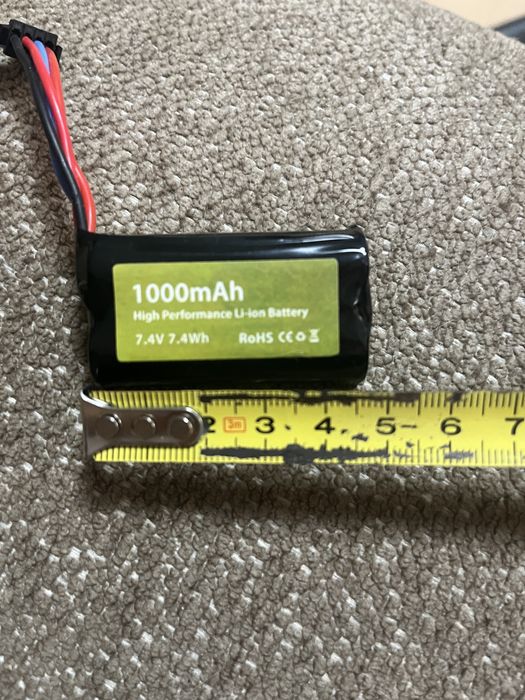 Bateria 1000mAh 7,4V, ładowarka