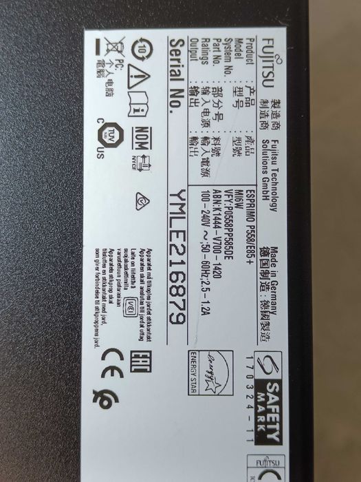 Комп'ютер ПК Fujitsu ESPRIMO P558 i5-9400 ІДЕАЛЬНИЙ СТАН!