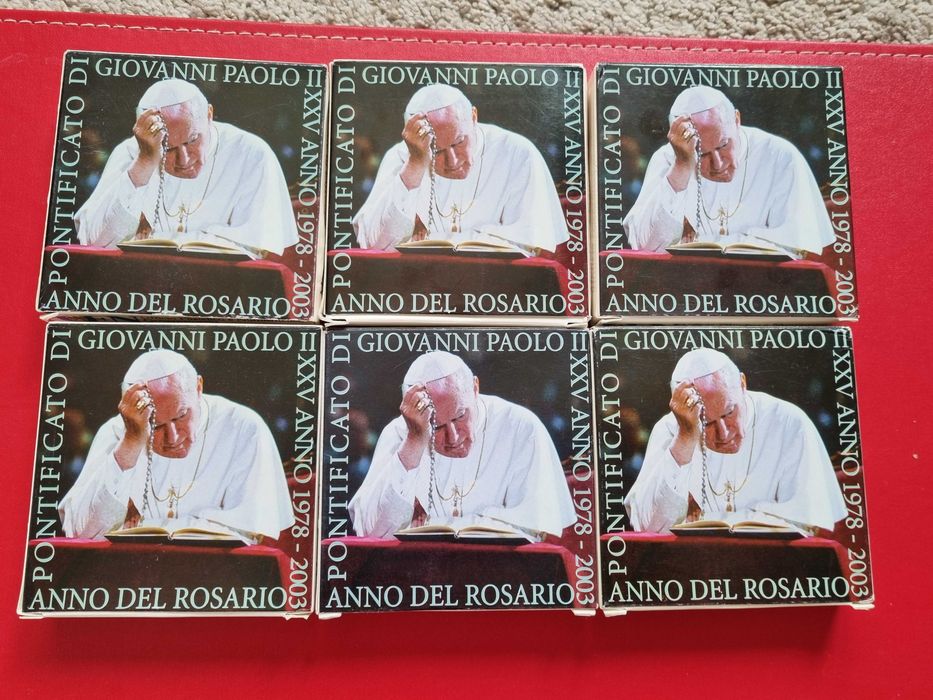 Watykan Jan Paweł II 5 Euro 2003 Ag Srebro