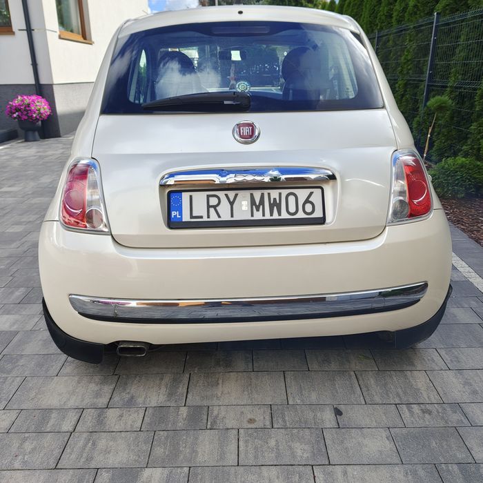 Fiat 500 perłowy oszczędny