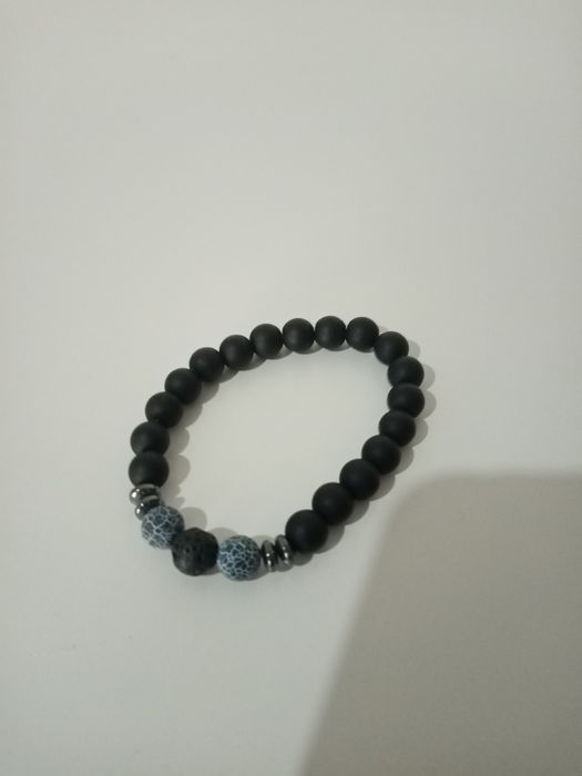 2 Pulseiras Pedra Vulcanica