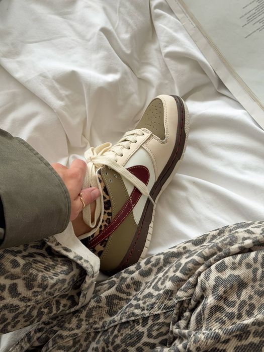 НОВИНКА! Nike SB Dunk Low White Cheetah 36 37 38 39 40 найк сб данк лоу
