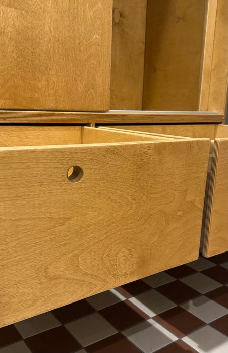 FRYGA designerska szafa ze sklejki w skandynawskim stylu