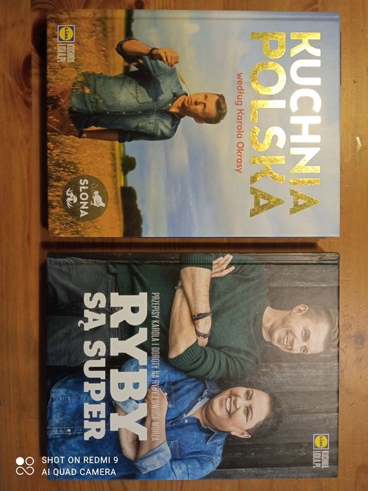 Przepisy K.Okrasa "Kuchnia Polska" i z D.Wellman "Ryby są super"