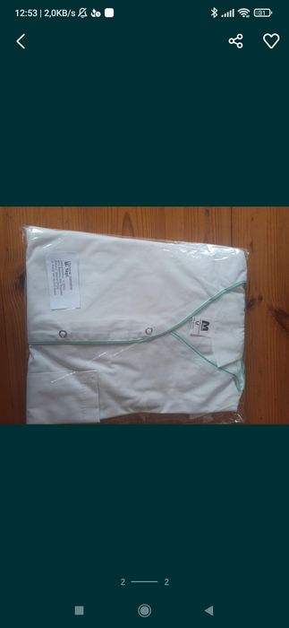 Kombinezon biały strój pielęgniarki