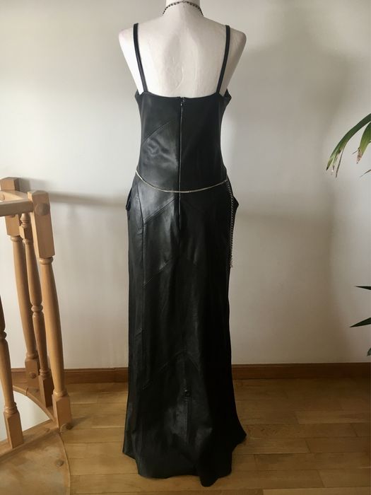 Colar arnês preto e prateado