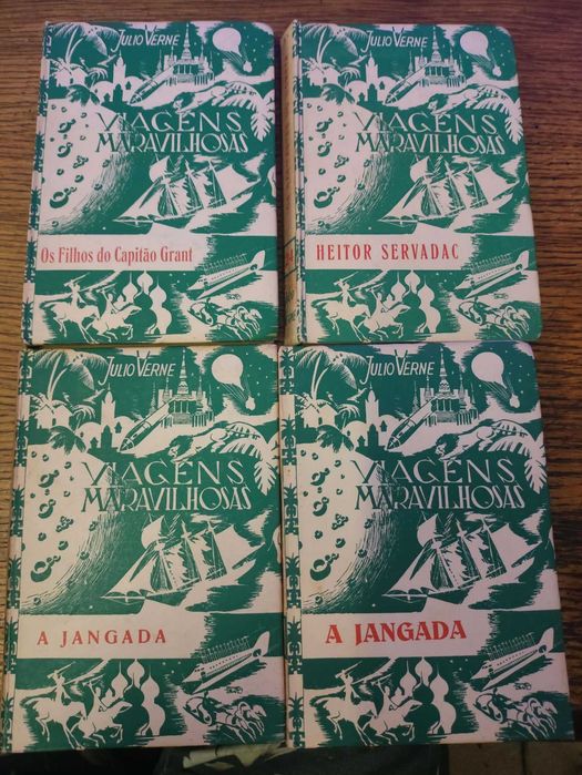Livros Julio Verne Edição Popular das Viagens Maravilhosas