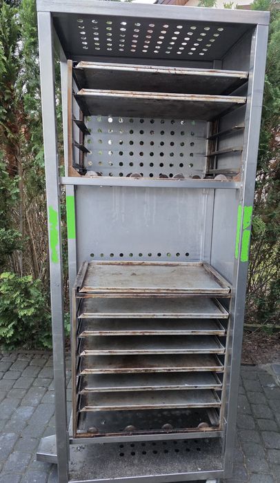 Wózek szafa z kwasówki wędzarnia