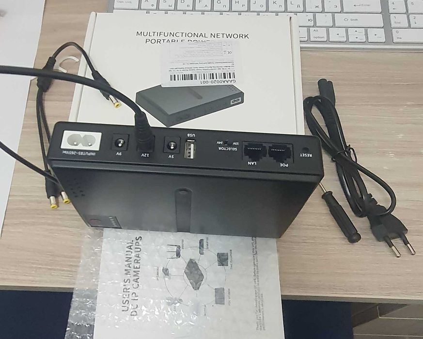 ДБЖ для роутера UPS DC1018L з акумуляторами 4*3150mA*h (безперебійник Інтернету)