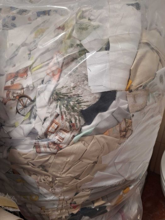 Materiały bawełniane - ścinki - mix