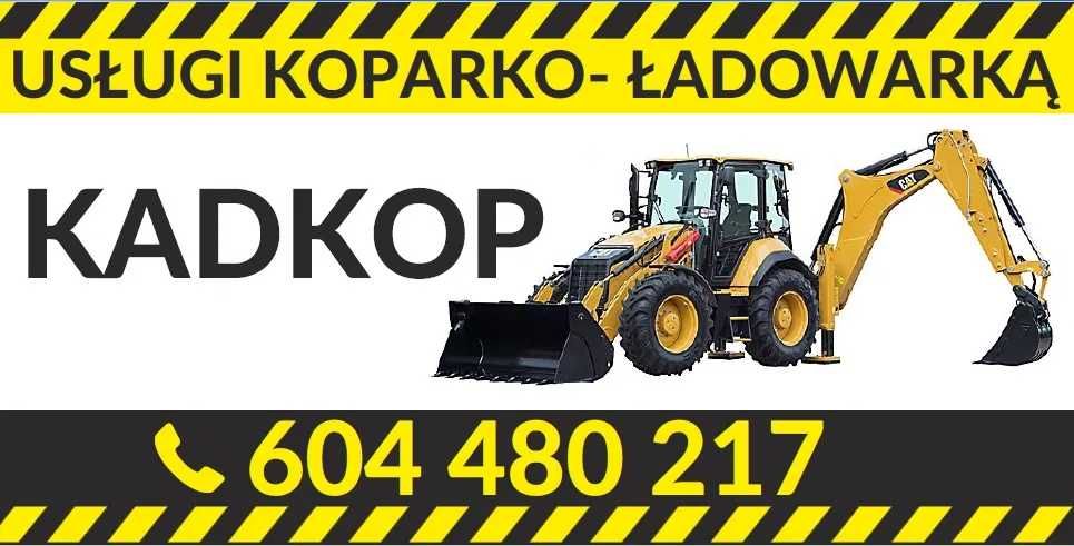 Usługi koparko-ładowarką, prace ziemne, koparka, fundament, wyburzenia