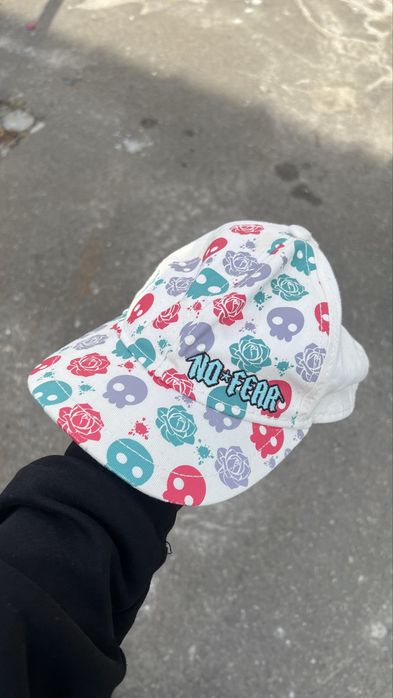 2 кепки no fear женская монограм + вильветовая кепка