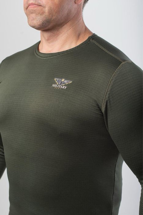 Термобілизна тактична чоловіча Олива Militari кубик мікрофліс зима