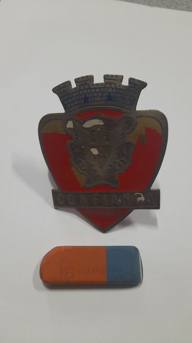 Seguros Confiança Placa Esmaltada