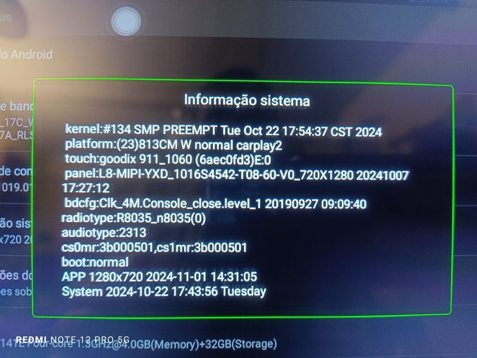 Radio Android  10.1 polegadas