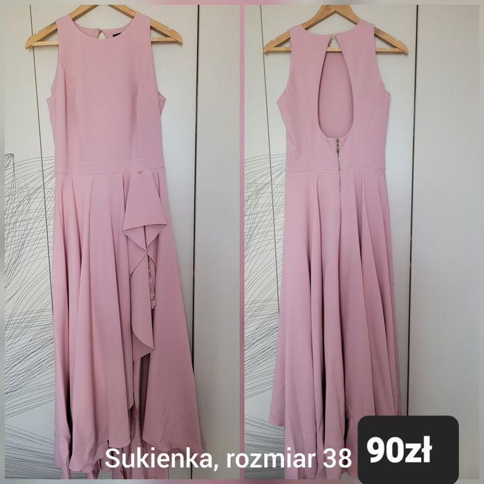 Sukienka długa, rozmiar 38-nie wysyłam