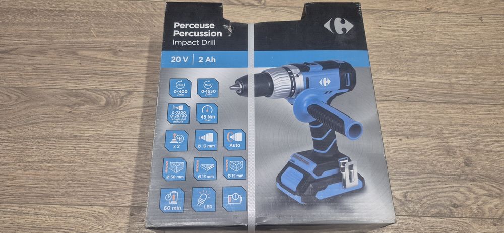Wiertarka-wkrętarka +bateria 2Ah +ładowarka