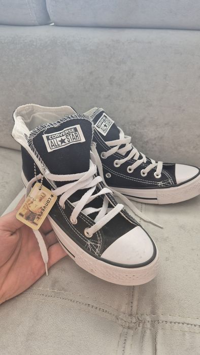 Converse All Star Chuck Taylor – czarne trampki, rozmiar 35.5 / 36