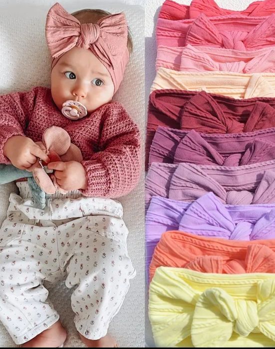 Нарядная повязка-бант,солошка для девочек