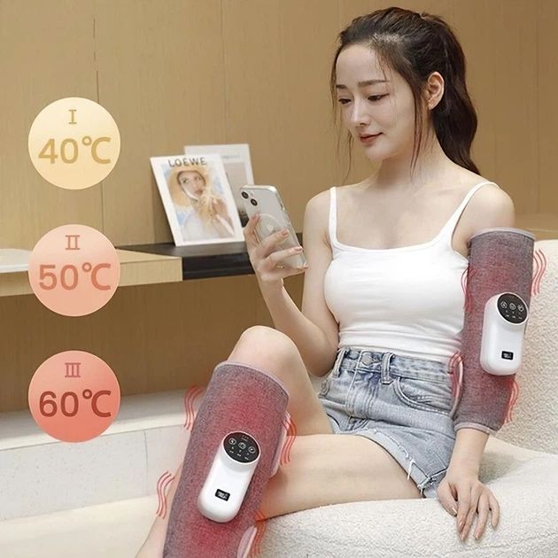 Зігріваючий масажер, масажер для рук та ніг, акамуляторний масажер