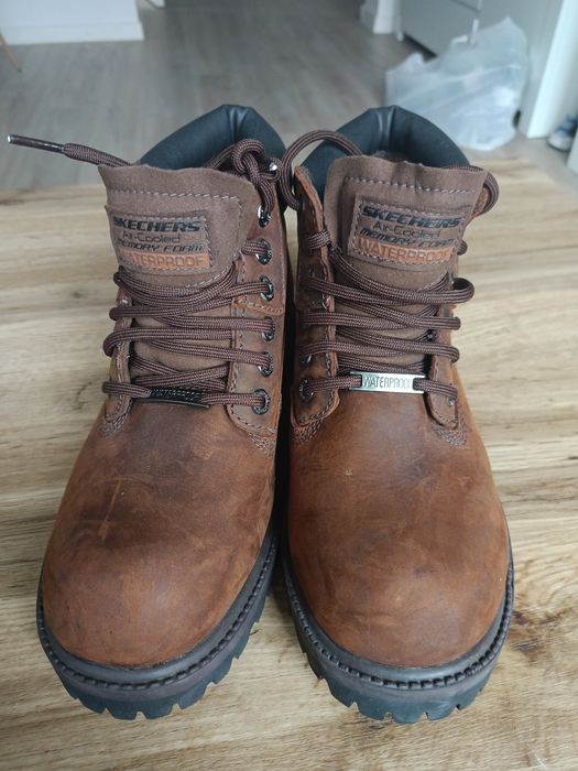 Trapery skechers sergeants 41 brązowe trzewiki