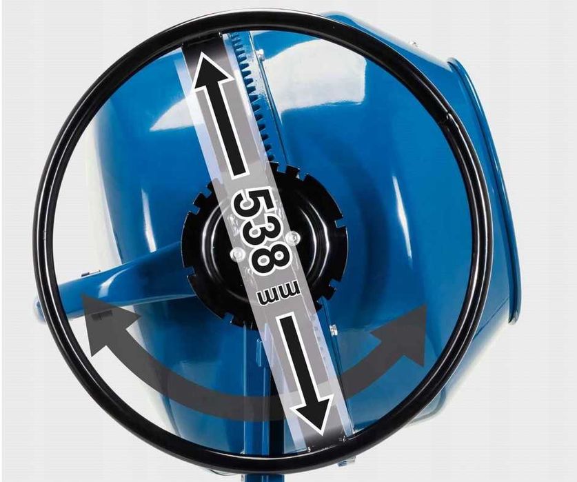 Betoniarka DUŻA 160L Budowlana SCHEPPACH Do Betonu Na kółkach Nowa