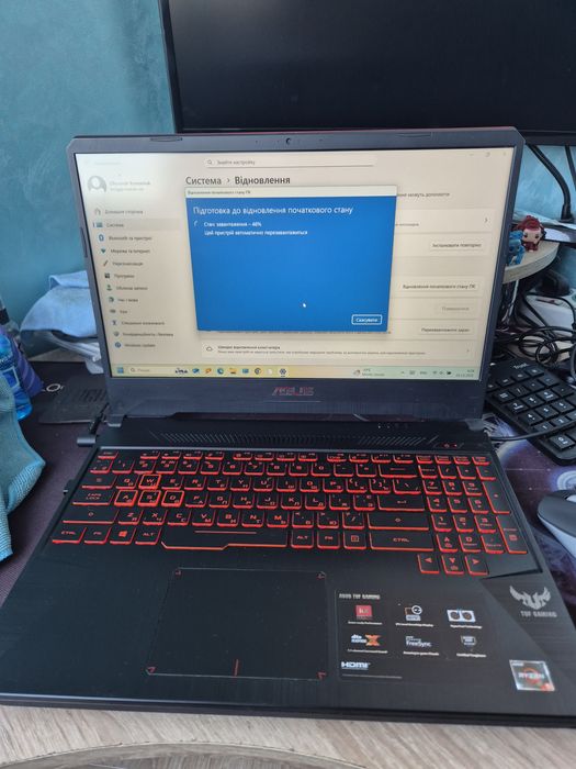 Продам ігровий ноутбук Asus fx505dy