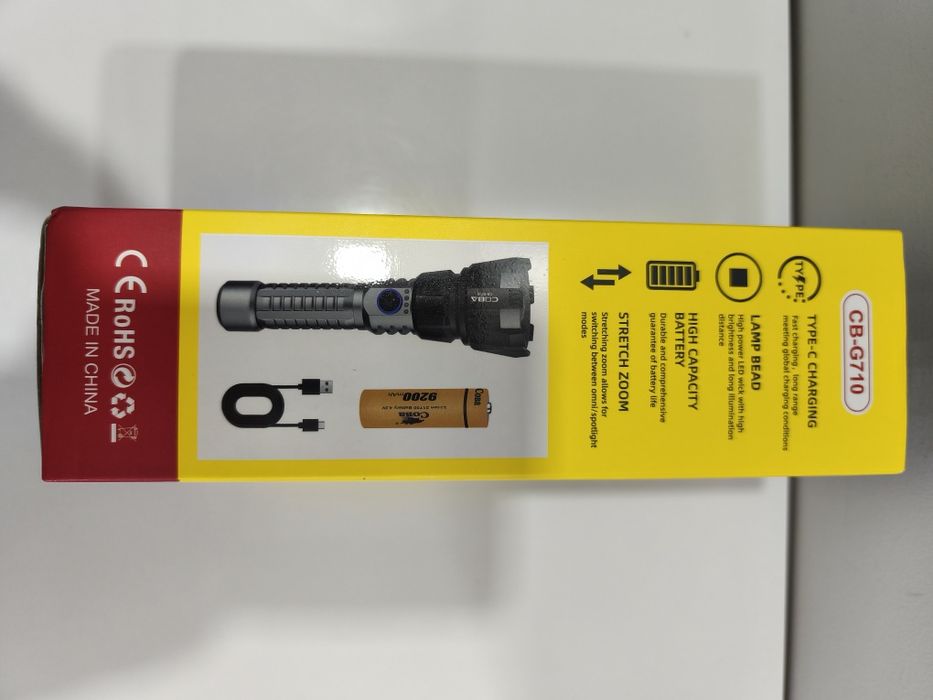 Lanterna Led Laser TG Wick - Coba CB-G710