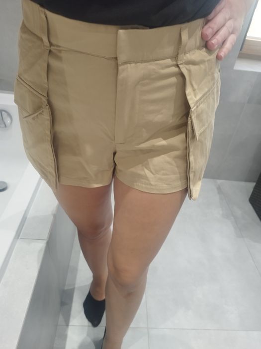 Spodenki spódniczka Zara 34 XS bojówki kieszenie