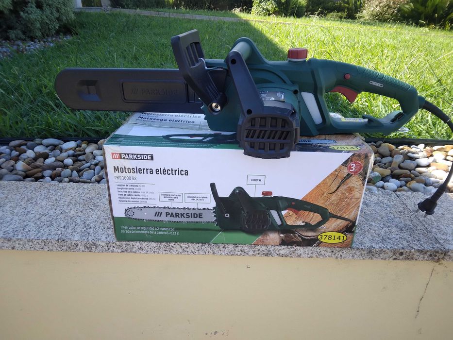 Motosserra elétrica Parkside 1600W nova
